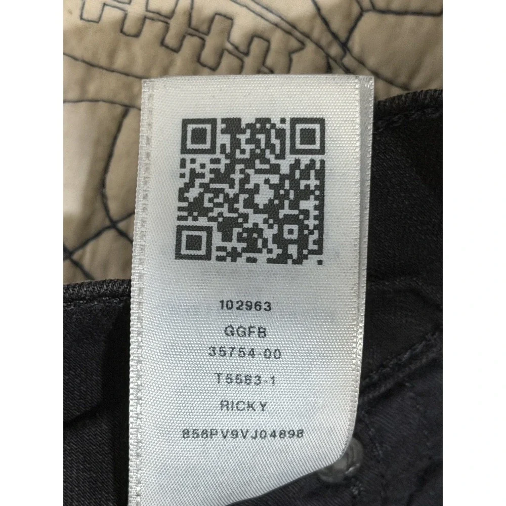True Religion Ricky Mens Denim Black Jeans Tag Size 34